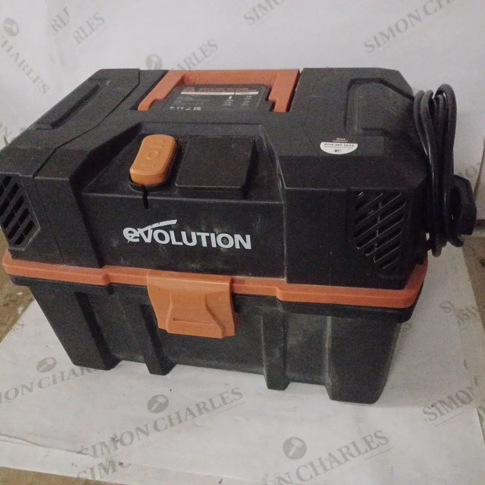 EVOLUTION POWER TOOLS 086-0001 R15VAC LIGHTWEIGHT WET & DRY VACUUM CLEANER