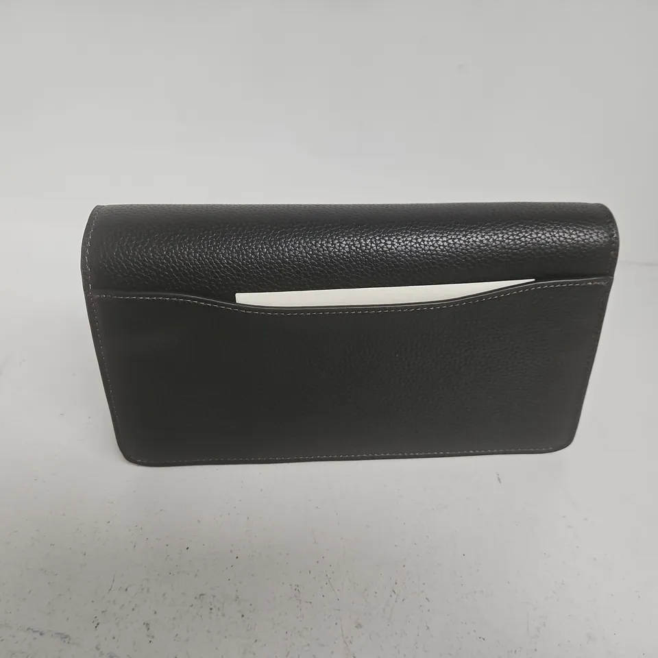 COACH LEATHER HANDBAG IN BLACK