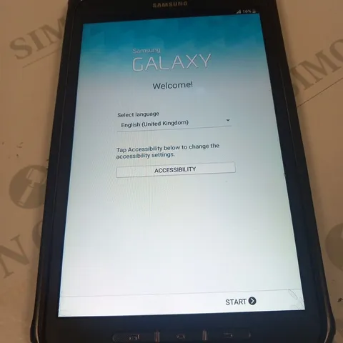 SAMSUNG GALAXT TAB ACTIVE TABLET