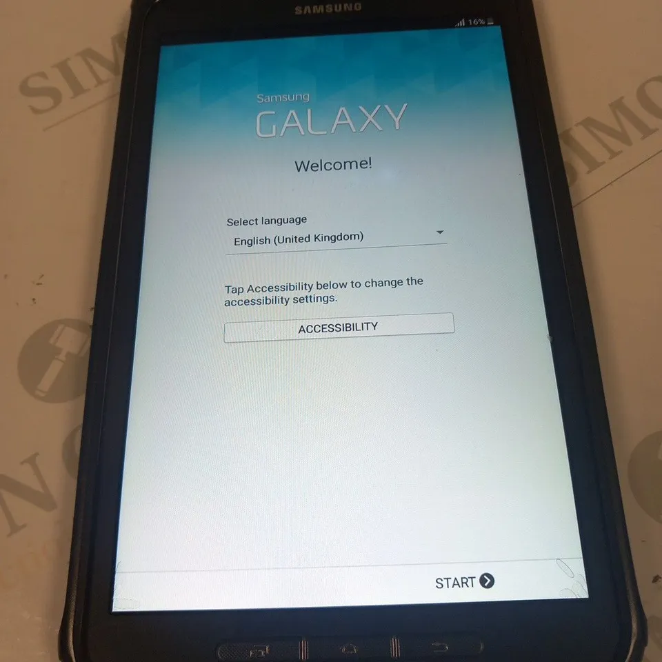 SAMSUNG GALAXT TAB ACTIVE TABLET