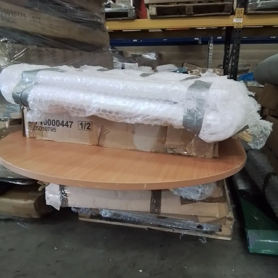 PALLET OF ASSORTED FLAT PACK FURNITURE PARTS