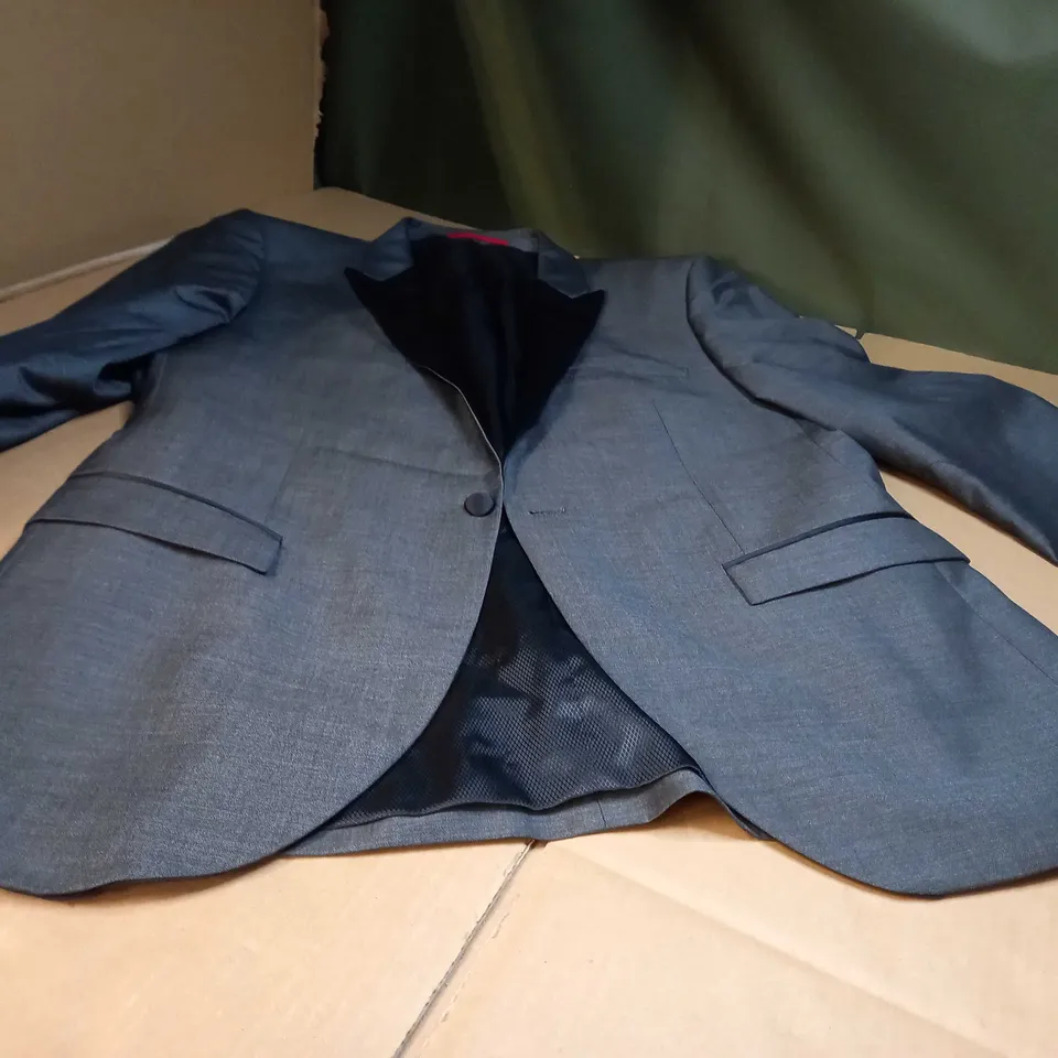 DESIGNER GREY/BLACK SUIT JACKET