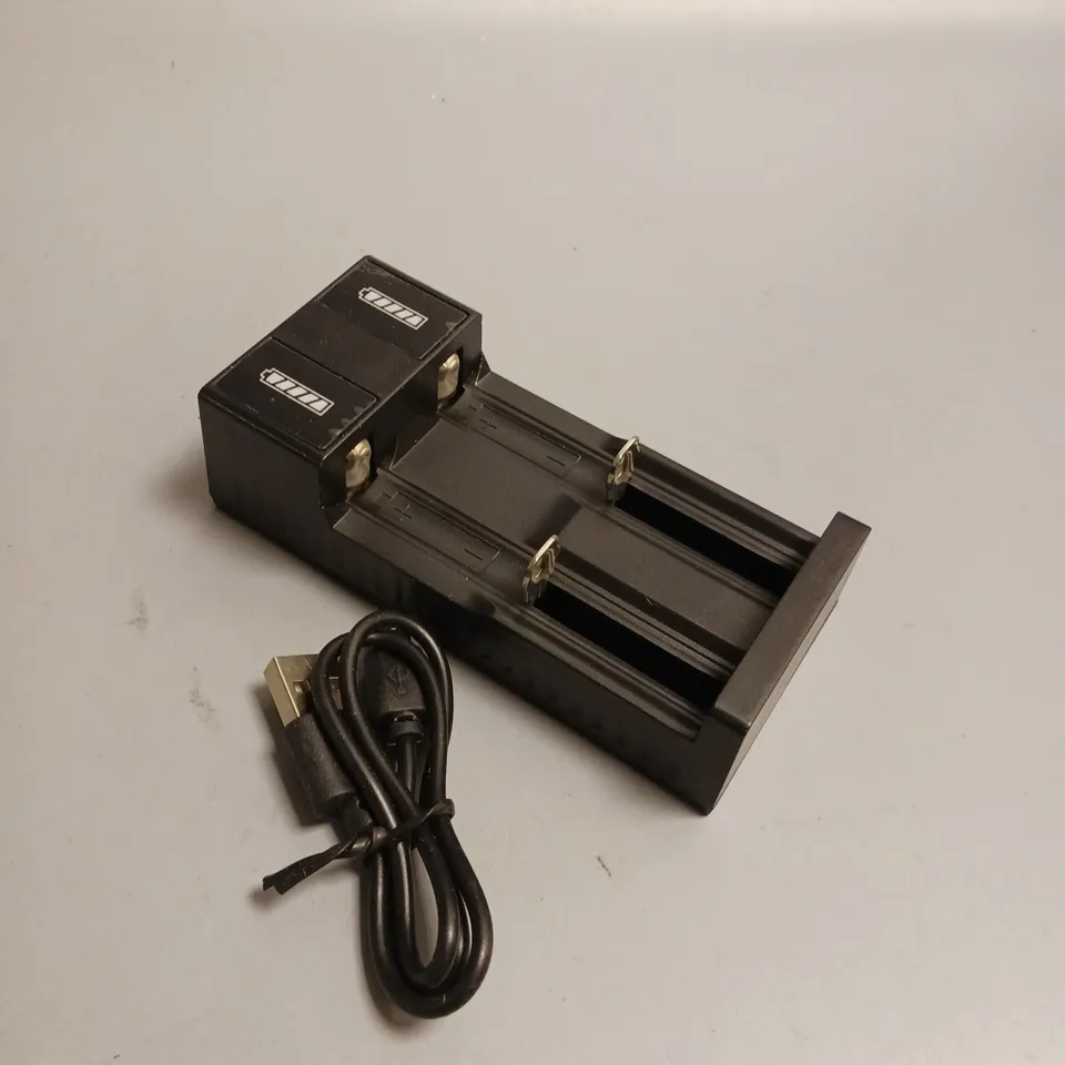 UNBRANDED USB BATTERY RECHARGER INCLUDES CHARGING CABLE