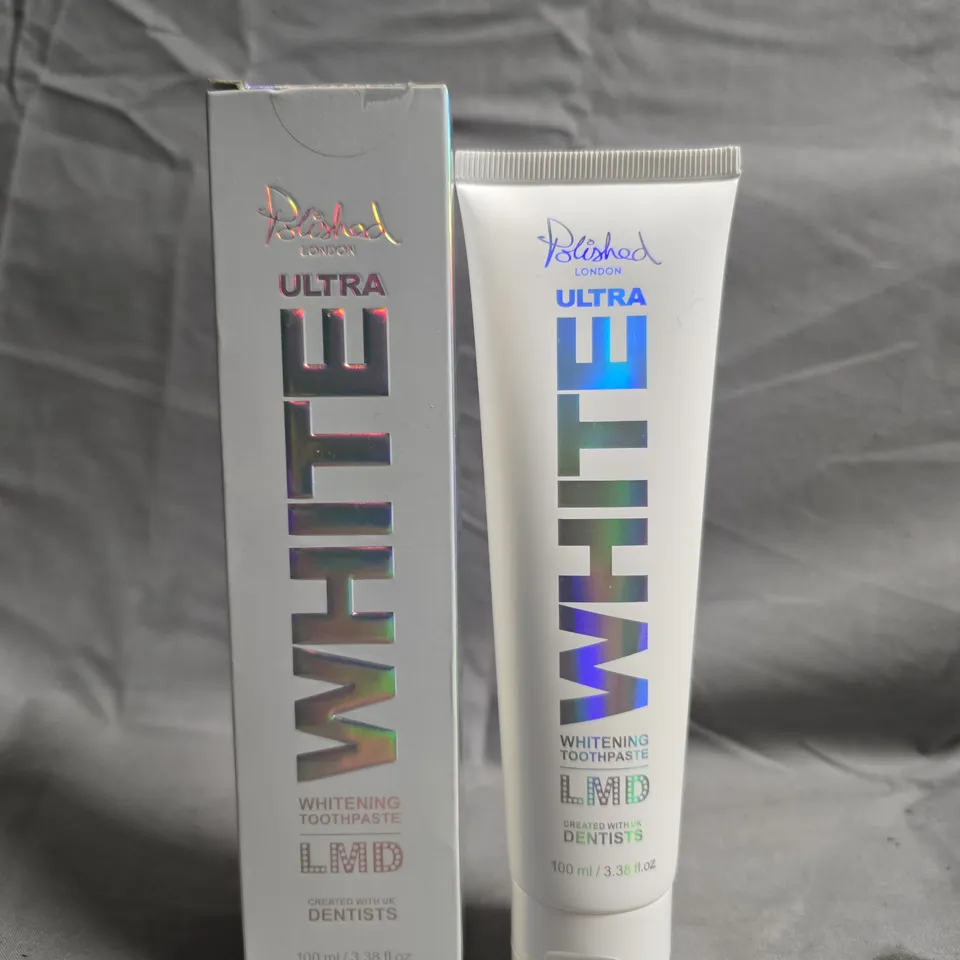 POLISHED LONDON ULTRA WHITENING TOOTHPASTE 100 ML – BOXED