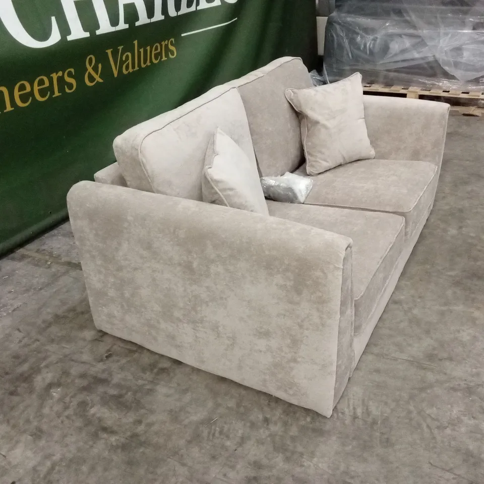 MESSINA 2 SEATER STANDARD BACK FABRIC SOFA RRP £599