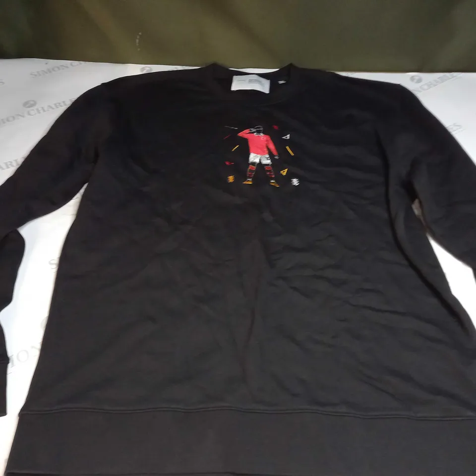 ART OF FOOTALL EMBROIDED 'RASHFORD CELEBRATION' JUMPERR IN BACK - XXL