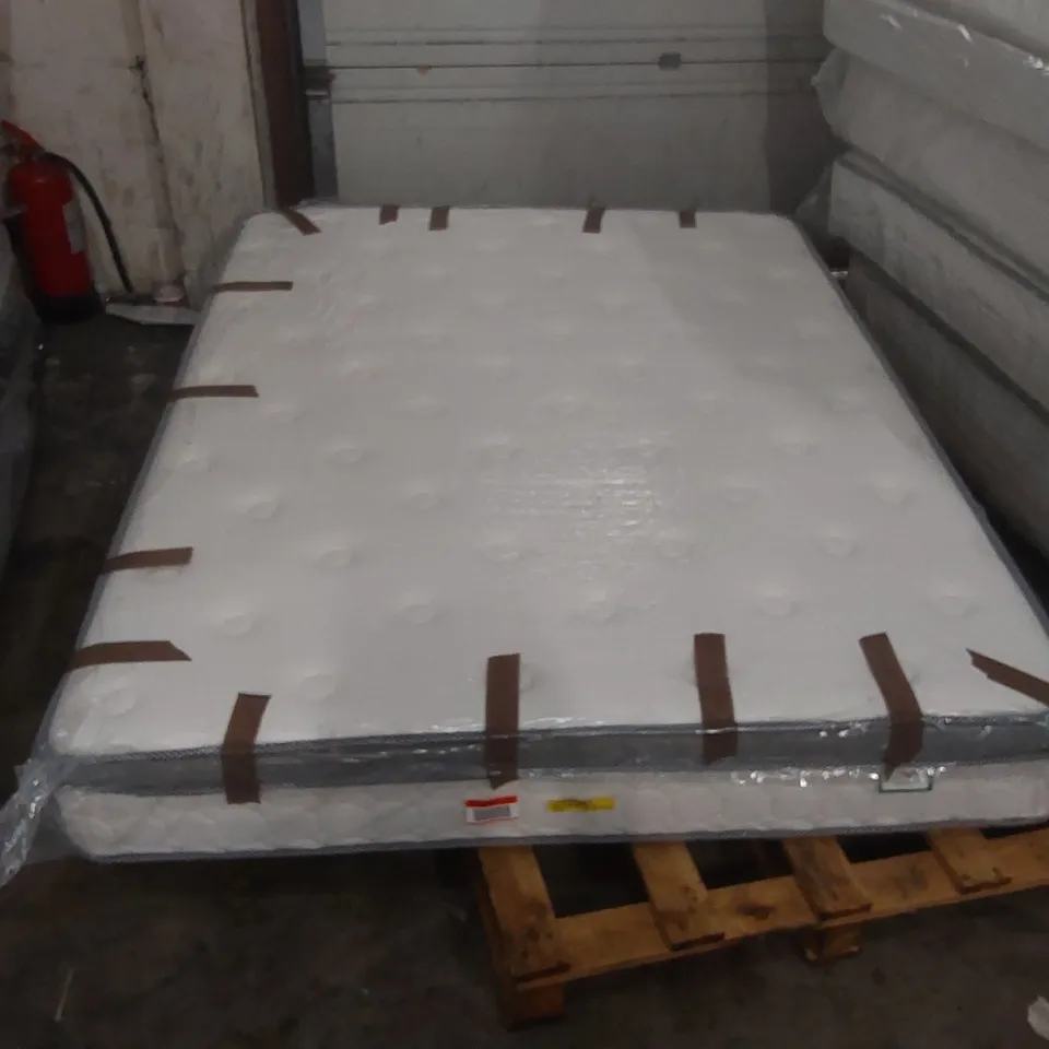 QUALITY BAGGED MURCIA SLEEP PILLOW TOP POCKET SPRUNG MATTRESS - 5' KING SIZE