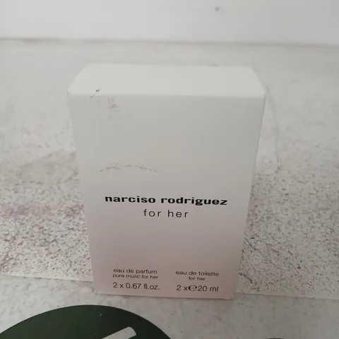 NARCISO RODRIGUEZ FOR HER FRAGRANCE DUO 2 X 20 ML β BOXED