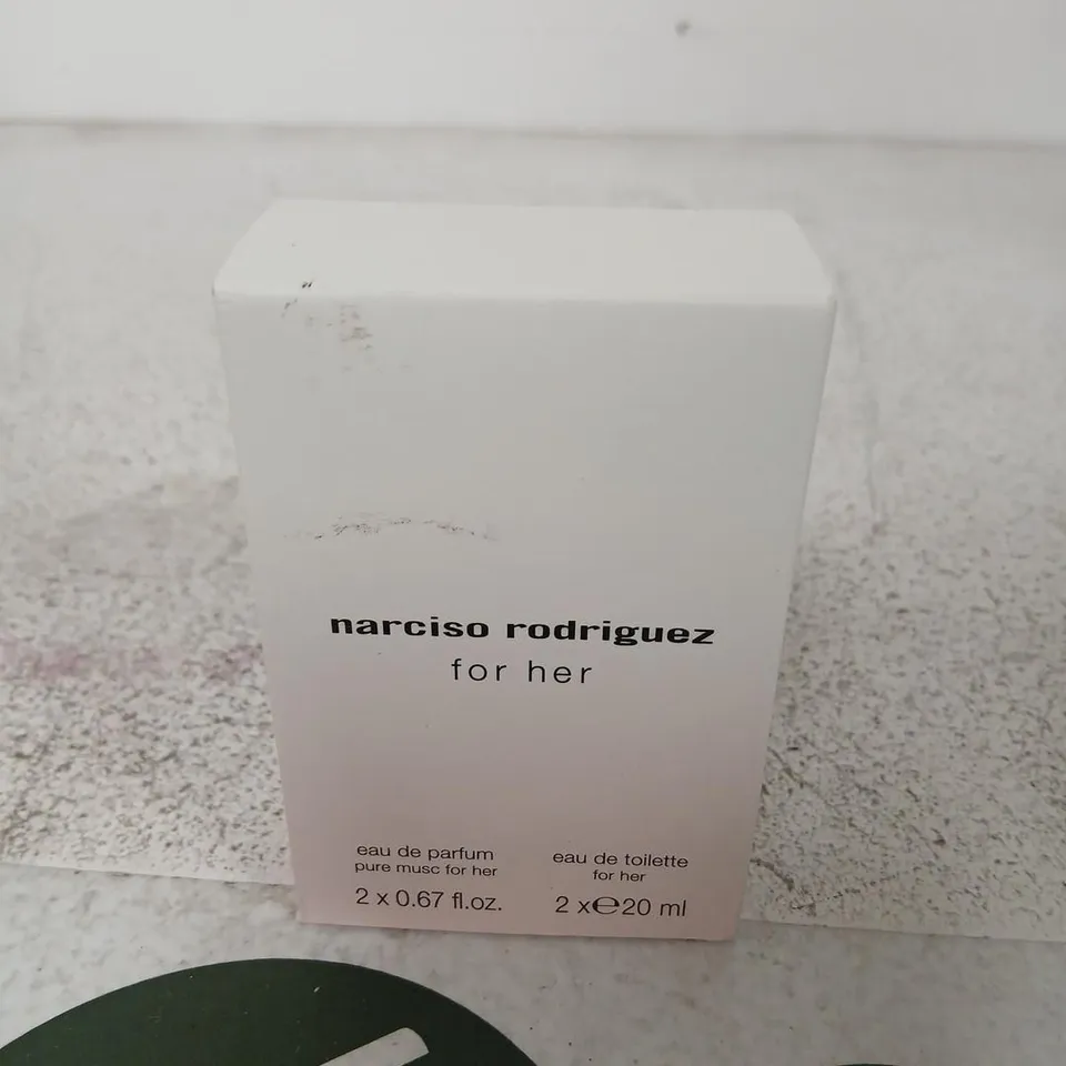 NARCISO RODRIGUEZ FOR HER FRAGRANCE DUO 2 X 20 ML – BOXED
