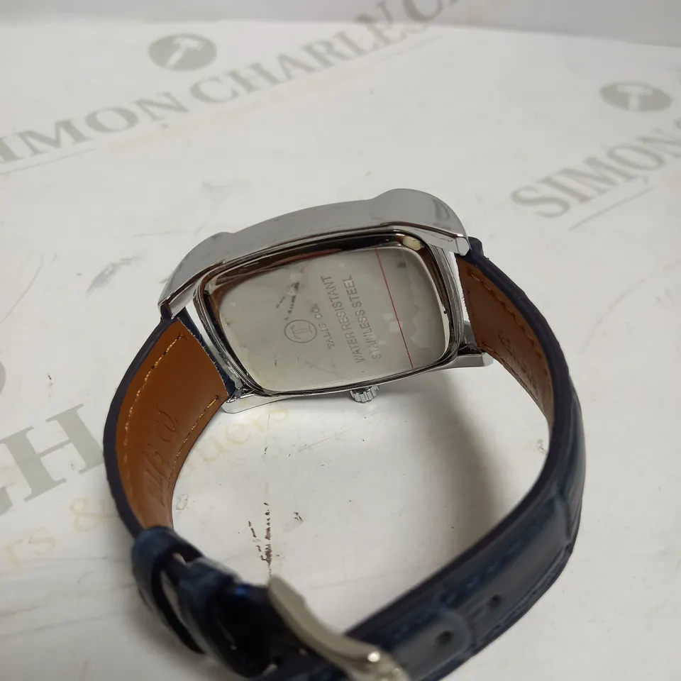 MENS TALIS CO WATCH DUEL GIFT BOX 2X WATCHES INCLUDED – BRAND NEW - LEATHER STRAP