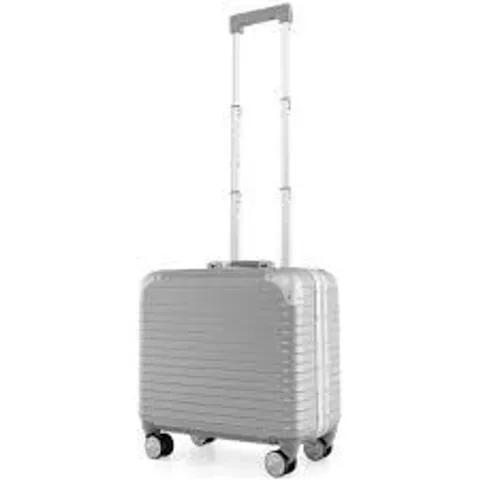 BOXED COSTWAY SILVER UNDER SEAT CARRY ON LUGGAGE