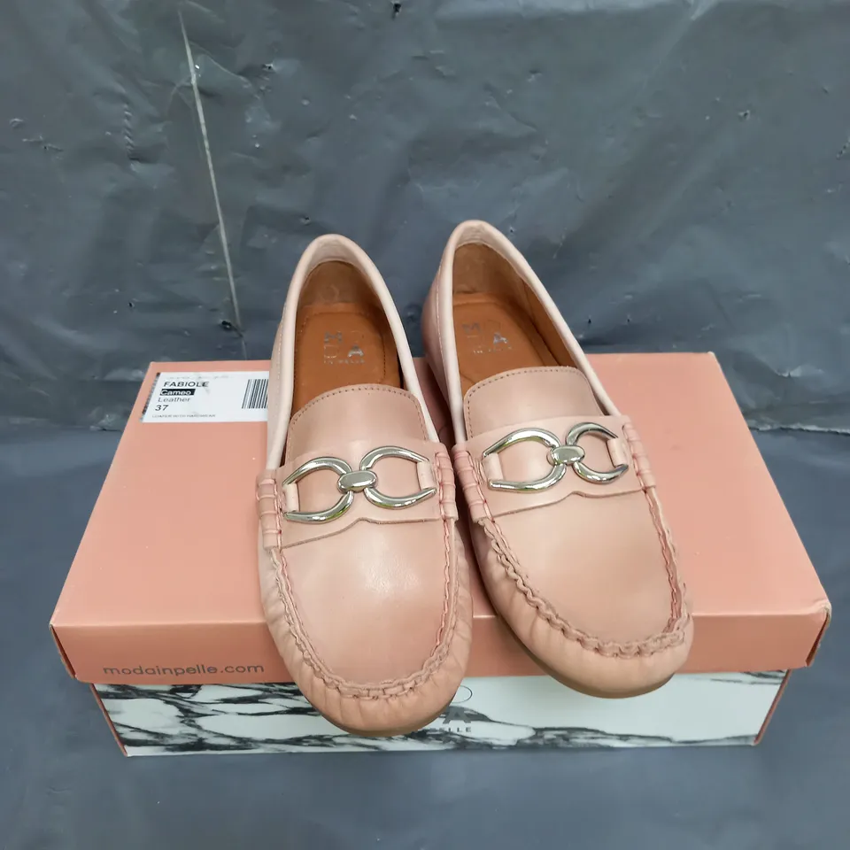 MODA IN PELLE FABIOLE LEATHER LOAFERS PINK SIZE 4