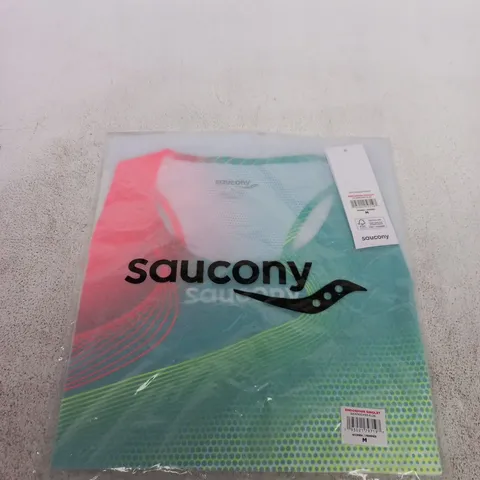 SAUCONY ENDORPHIN SINGLET WOMEN’S TOP – SIZE M 