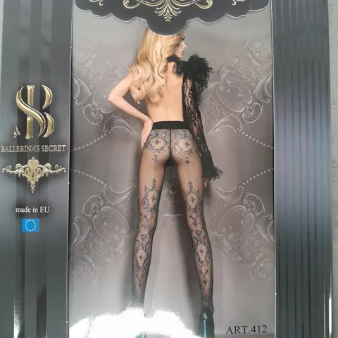 BALLERINA'S SECRET TIGHTS IN BLACK SIZE L/XL