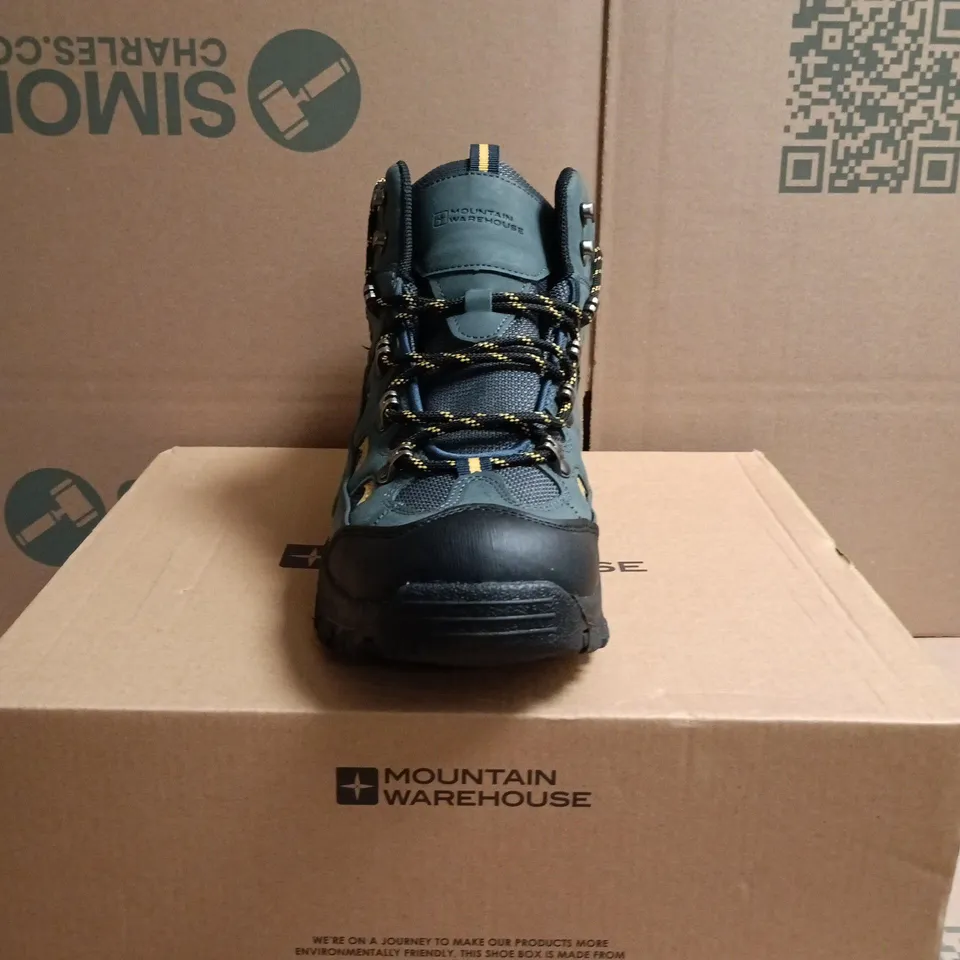 MOUNTAIN WAREHOUSE HIKING BOOTS - TEAL/BLUE, UK9 (US10, EU43)
