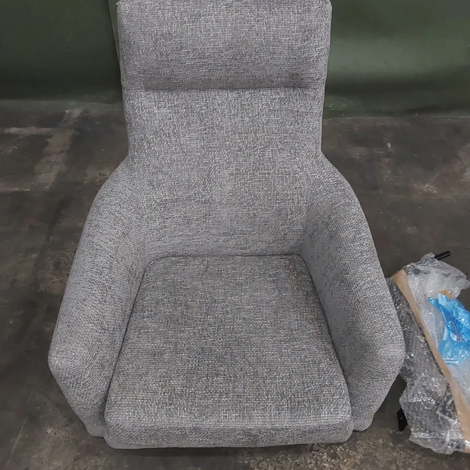 DESIGNER CHUNKY WEAVE CHAIR - GREY 