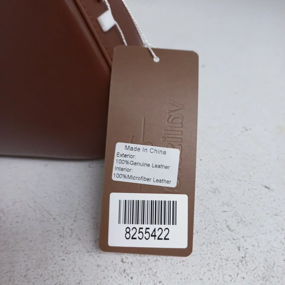 VALISSÉIRE BROWN LEATHER HANDBAG – MADE IN CHINA