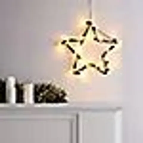 STARBURST LED WARM WHITE STAR DECO