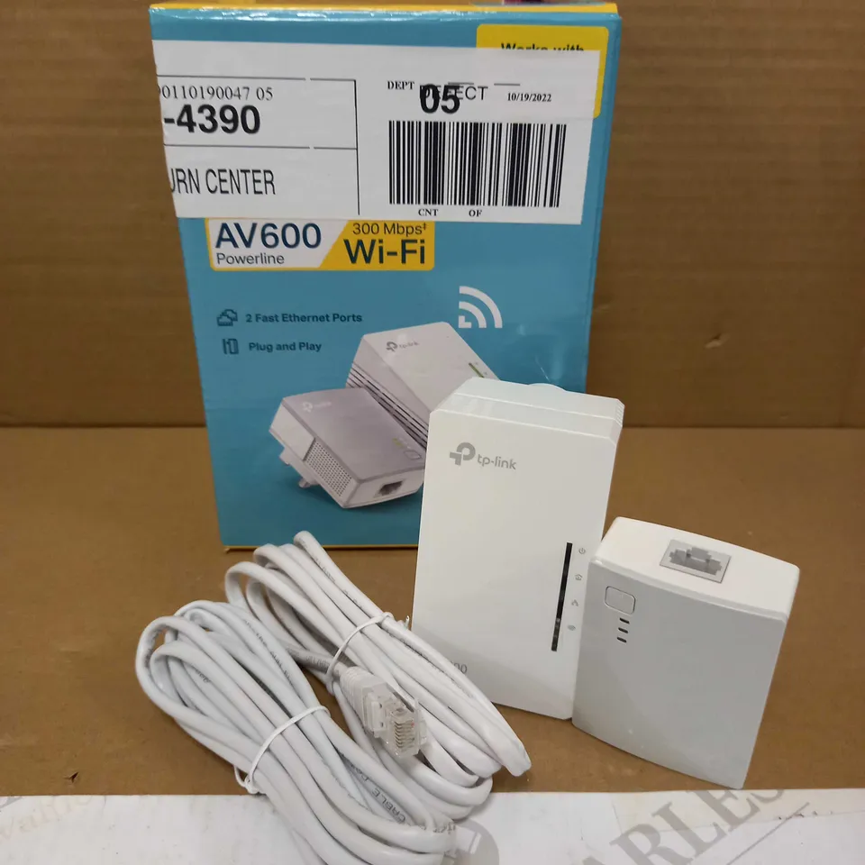 TP-LINK AV600 POWERLINE KIT 