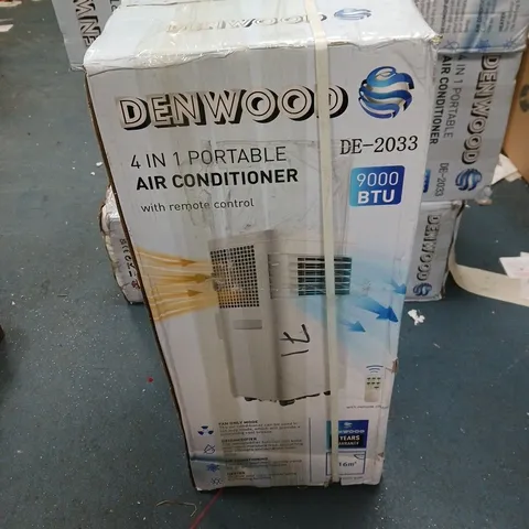 DENWOOD 4-IN-1 PORTABLE AIR CONDITIONER 9000 BTU – BOXED