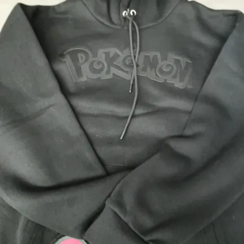 POKΓMON UNISEX BLACK HOODIE SIZE XXL