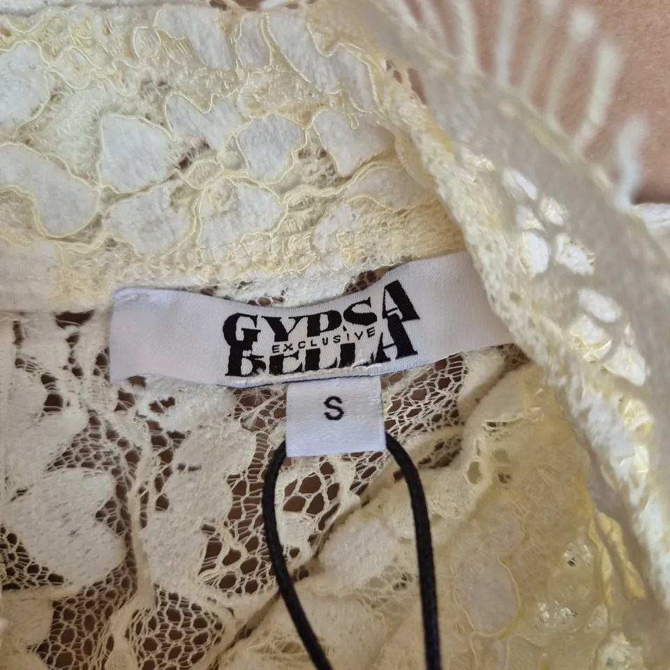 GYPSABELLA EXCLUSIVE LACE DRESS – IVORY, SIZE S