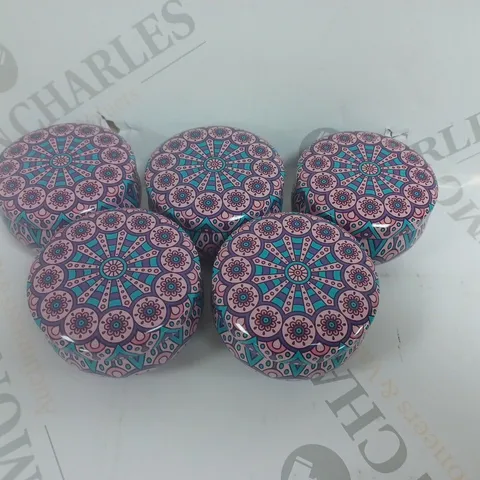 BOX OF 5 SCENTED CANDLES LAVENDER & CITRUS FLAVOUR 60G EACH
