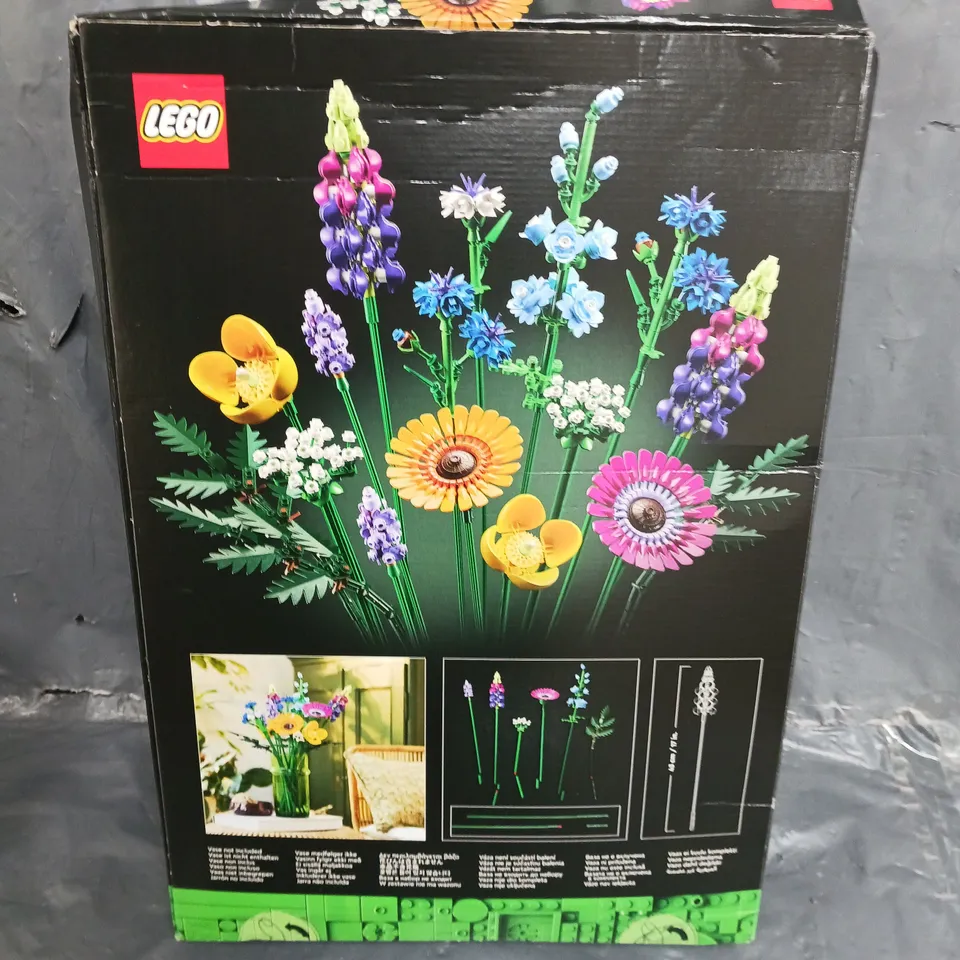 BOXED LEGO WILD FLOWER BOUQUET 10313 RRP £55