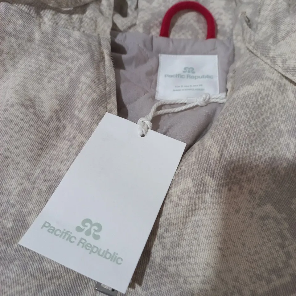 PACIFIC REPUBLIC ZIP THROUGH HOODED JACKET - UK S