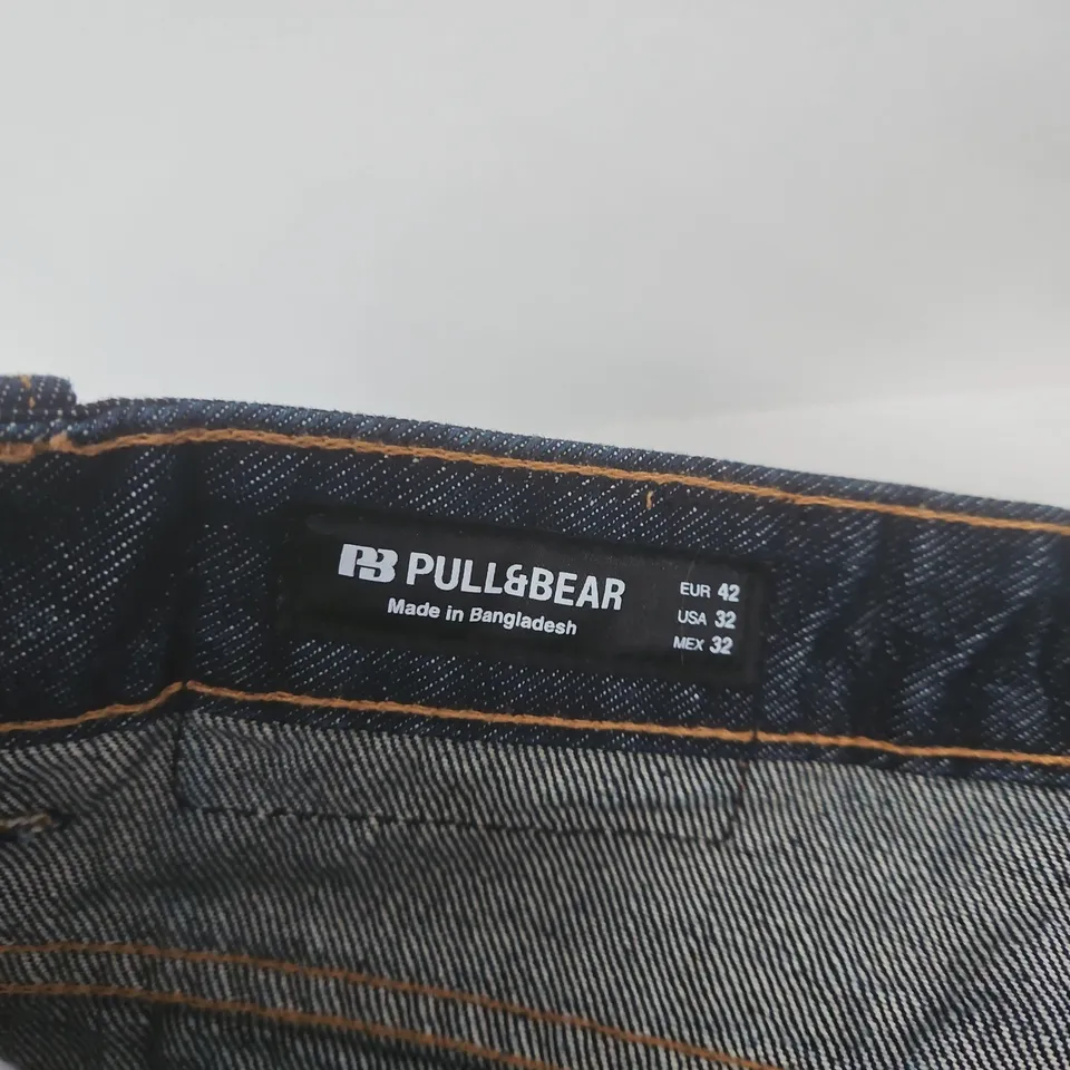 PULL&BEAR MEN'S DENIM JEANS – UK 32 (EU 42, USA 32), MADE IN BANGLADESH