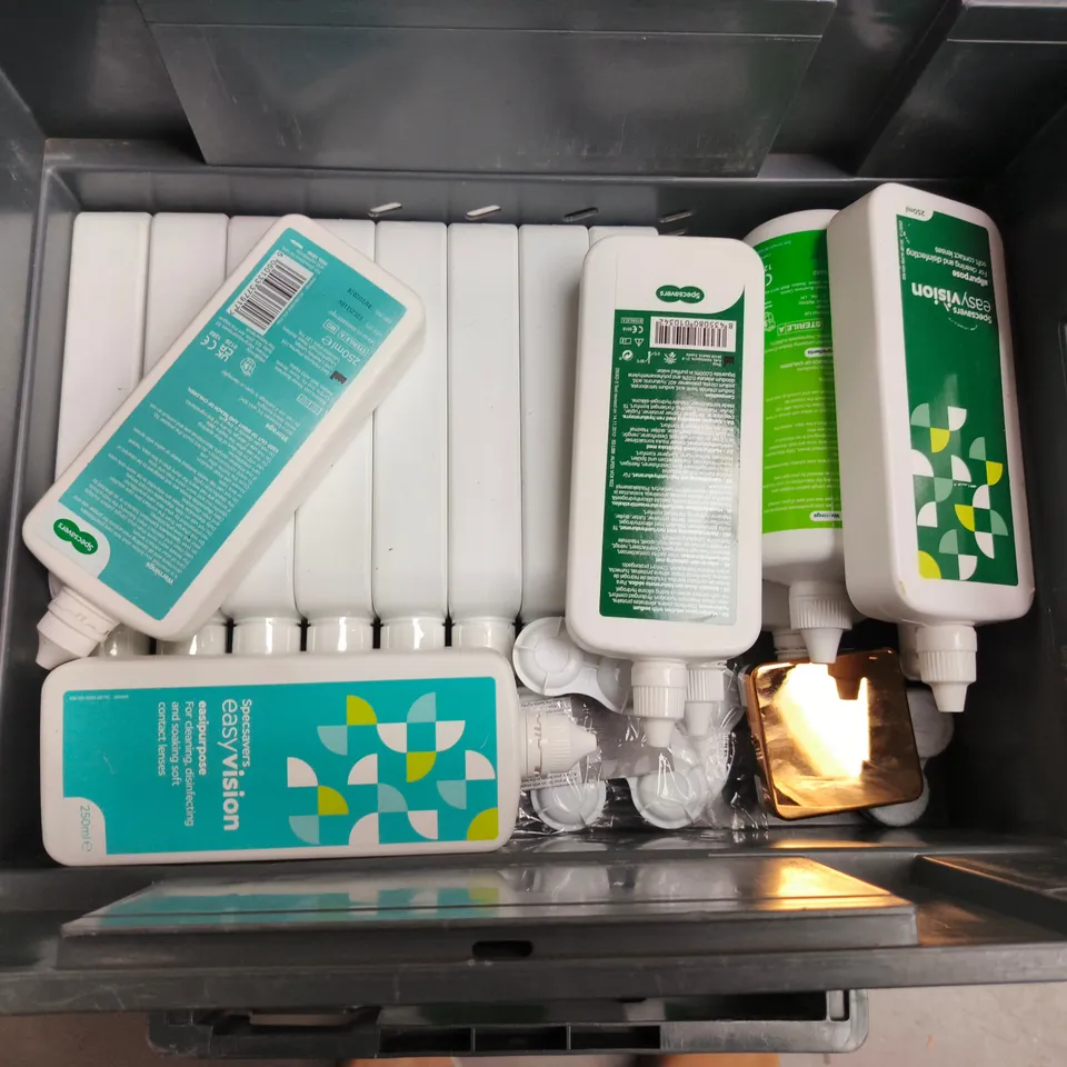 APPROXIMATELY 15 ASSORTED CONTACT LENS SOLUTION PRODUCTS - COLLECTION ONLY 