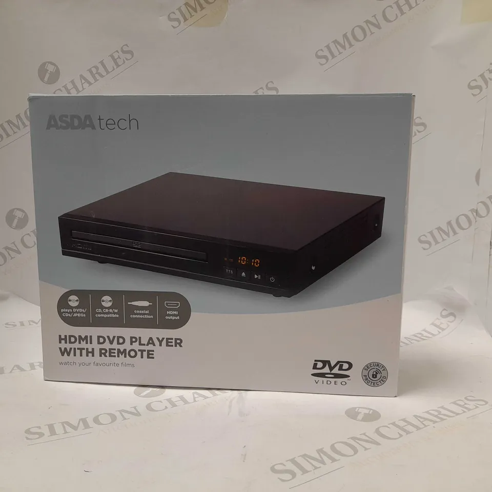 TECH HDMI DVD PLAYER WITH REMOTE