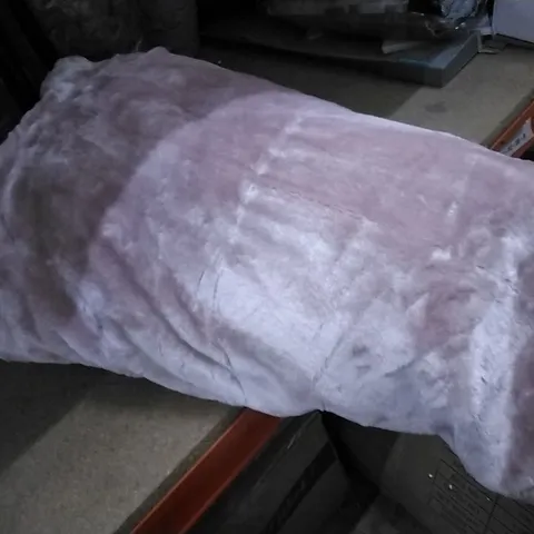 SUPER SOFT FAUX FUR MINK THROW FLEECE PLAIN LARGE
