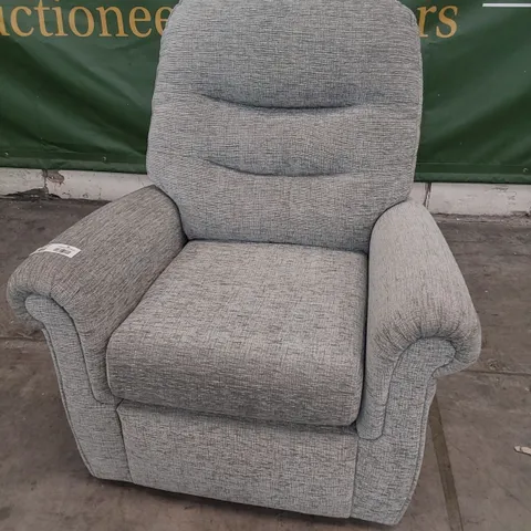 QUALITY BRITISH DESIGNER G PLAN EASY CHAIR GREY FABRIC 