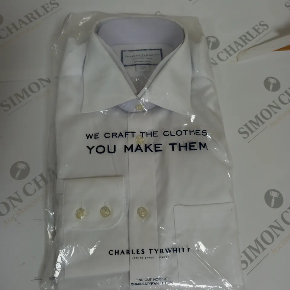 BAGGED CHARLES TYRWHITT SLIM FIT SHIRT SIZE 15/35"