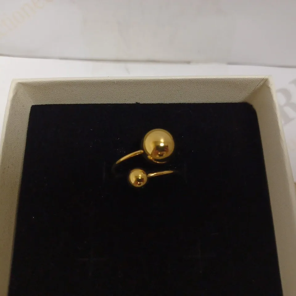 NDU JEWELS GOLD EFFECT LOOP RING