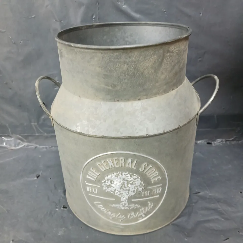 YOU GARDEN TIN MILK CHURN PLANTER