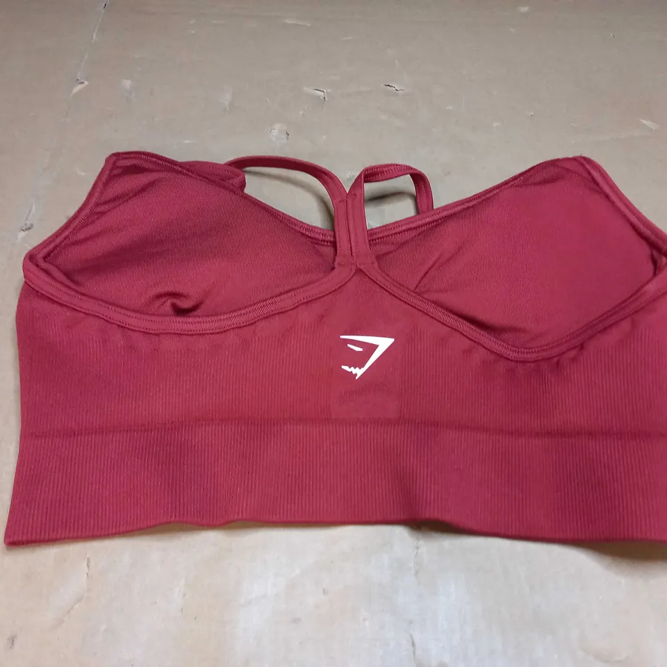 WOMENS GYMSHARK SPORTS BRA SIZE M