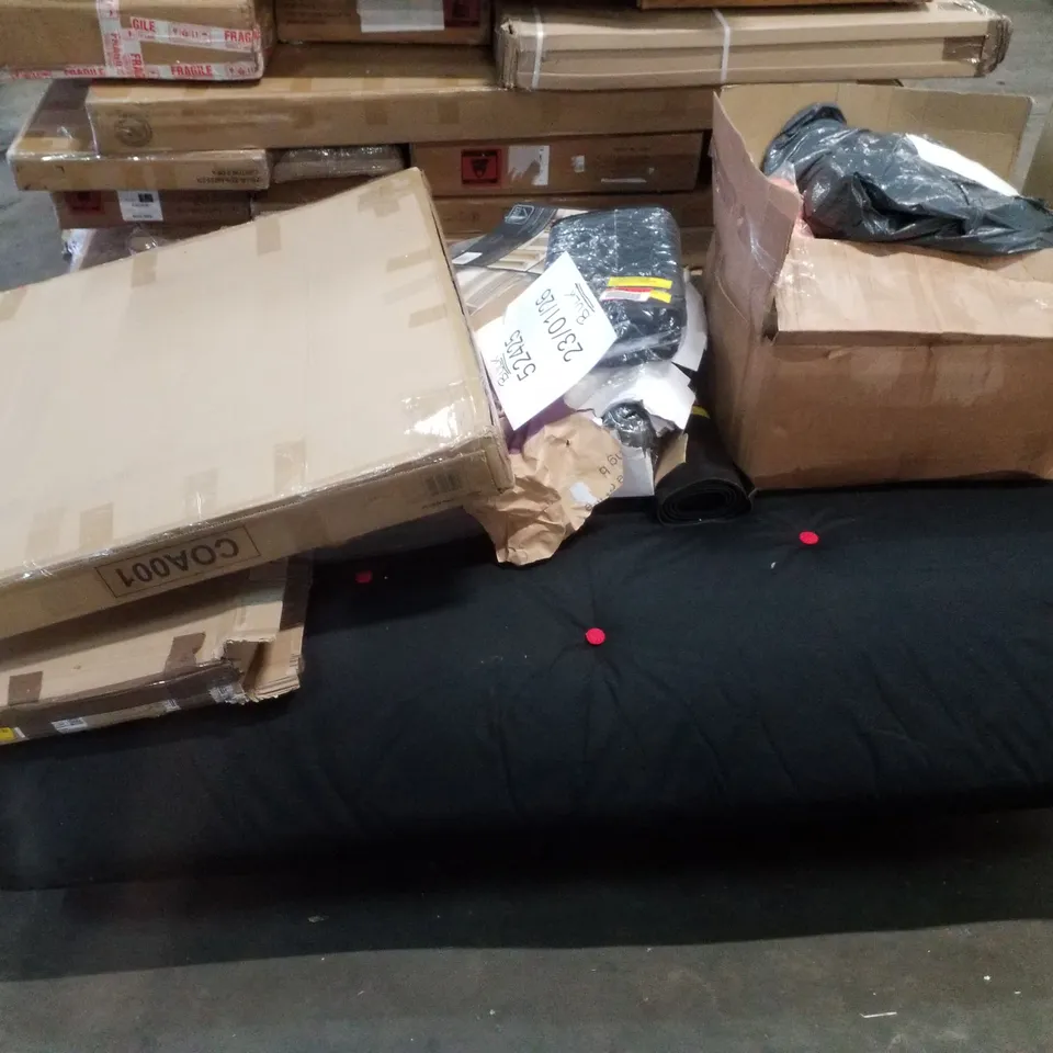 PALLET CONTAINING ASSORTED FURNITURE PARTS 