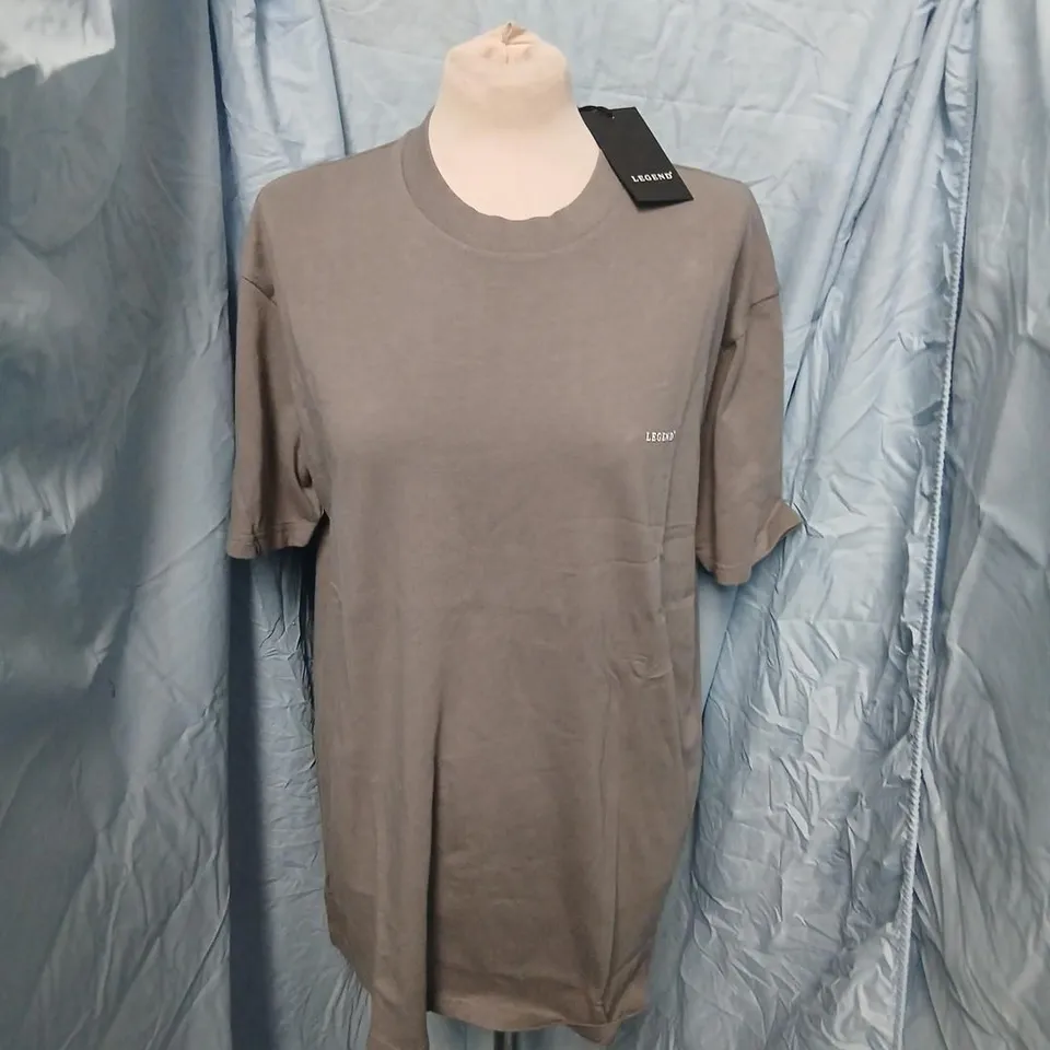 LEGEND PREMIUM BASICS T-SHIRT – GREY, UK XL