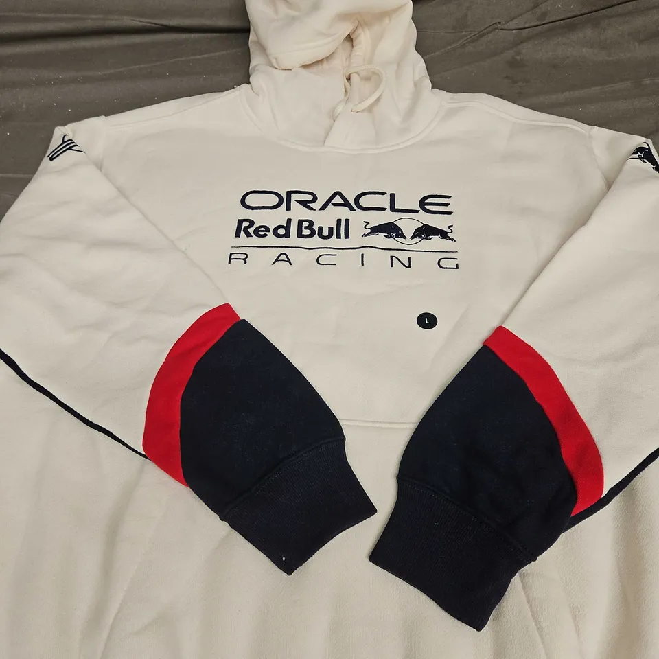 HOLLISTER ORACLE RED BULL RACING CASUAL HOODIE - SIZE LARGE