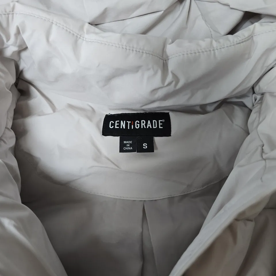 CENTIGRADE PUFFER JACKET – LIGHT GREY – UK SIZE S