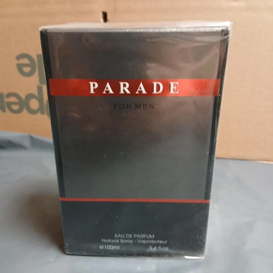 BOXED AND SEALED PARADE FOR MEN EAU DE PARFUM 100ML