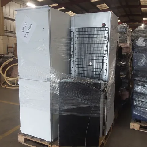 PALLET CONTAINING 3x ASSORTED FRIDGE FREEZERS, 1x WINE COOLER
