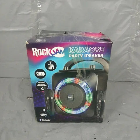 BOXED ROCKJAM PARTY SPEAKER 2024 MODEL PS150PL BLACK