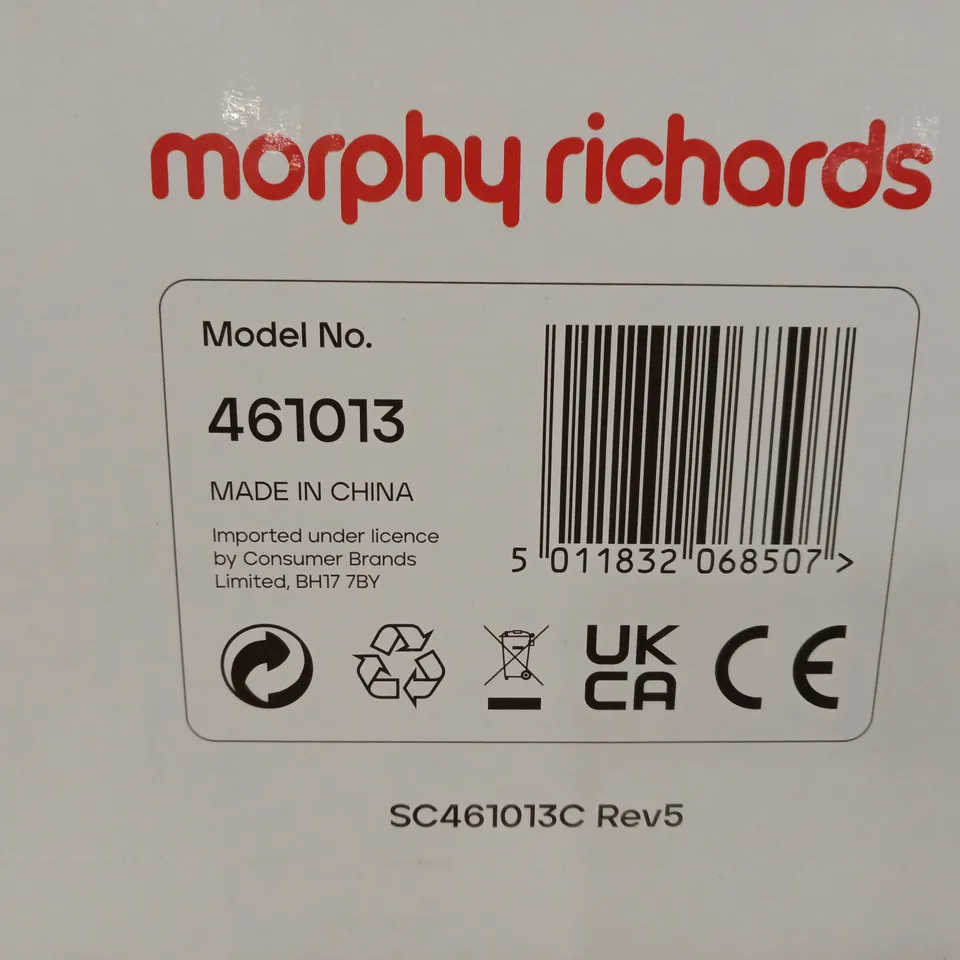 BOXED MORPHY RICHARDS 6.5L STAINLESS STEEL SLOW COOKER – MODEL 461013