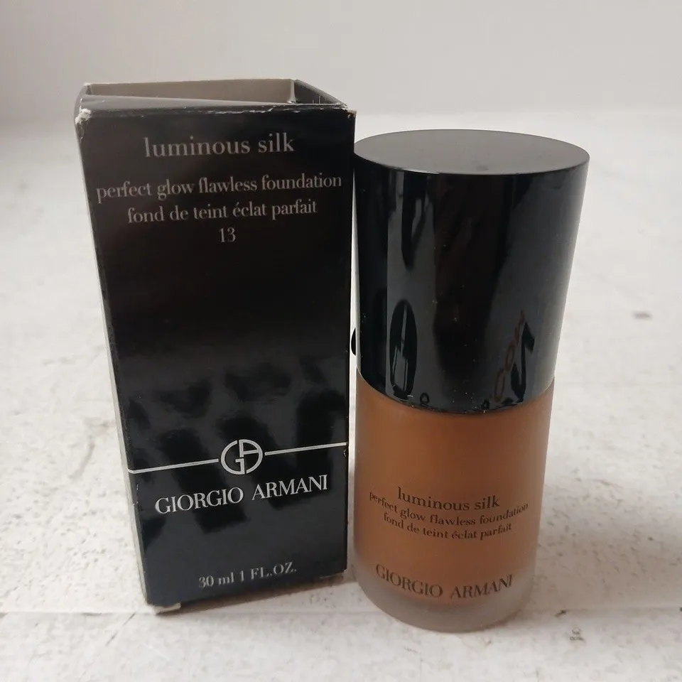 BOXED GIORGIO ARMANI LUMINOUS SILK FOUNDATION 30ML - SHADE #13
