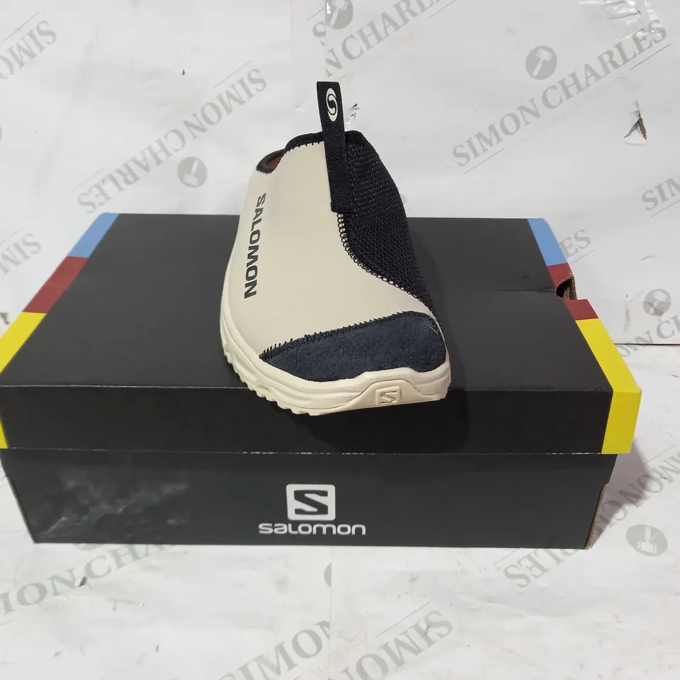 BOXED PAIR OF SALOMON RX SLIDE 3.0 IN BLEACHED SAND COLOUR UK SIZE 11.5