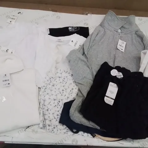 PALLET CONTAINING APPROXIMATELY 13 LARGE BOXES OF WOMEN'S CLOTHES WITH TAGS ON