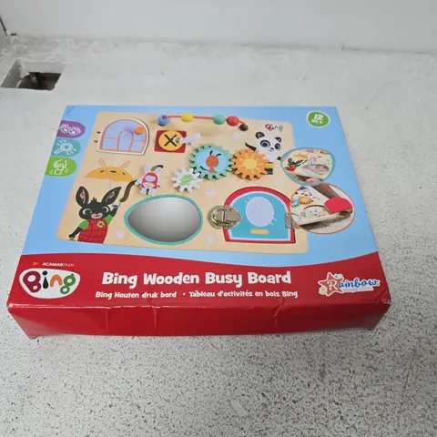 BING WOODEN BUSY BOARD